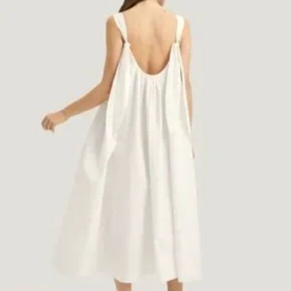 NAP Loungewear Dress Bunny Strap Cotton Tie Back Strap - Picture 2 of 12